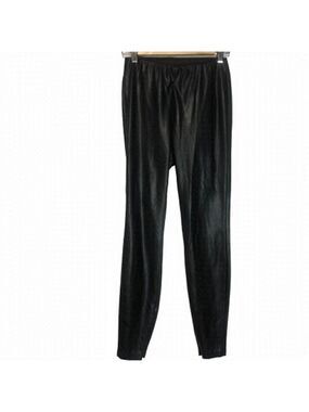 Only Faux Leather Ankle Zip Leggings, size S